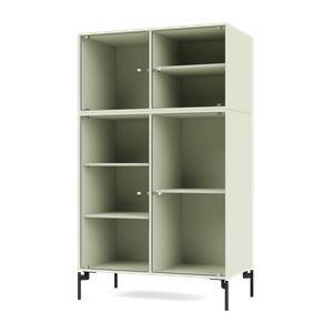 Montana Selection RIPPLE III Display Cabinet 140-Pomelo/03- Black