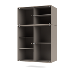 Montana Selection RIPPLE III Display Cabinet 141-Truffle