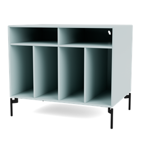 Montana Selection SPIN I Vinyl Bookcase 148-Flint/03- Black