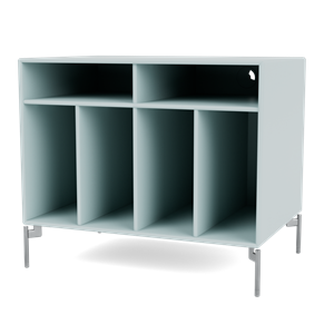 Montana Selection SPIN I Vinyl Shelving 148-Flint/01- Chrome
