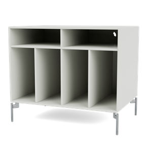 Montana Selection SPIN I Vinyl Shelving 09-Nordic/01- Chrome