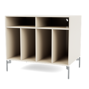 Montana Selection SPIN I Vinyl Shelving 158-Oat/01- Chrome