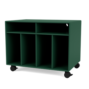 Montana Selection SPIN I Vinyl Bookcase 136-Pine/05- Black