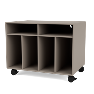 Montana Selection SPIN I Vinyl Shelving 141-Truffle/05- Black