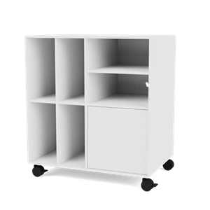 Montana Selection SPIN II Vinyl Bookcase 101-NewWhite/05- Black