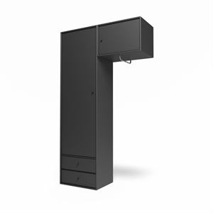 Montana Selection Attire II Wardrobe With Hanging Rail 04-Anthracite