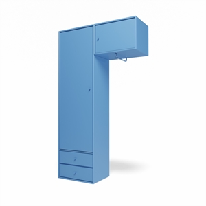 Montana Selection Attire II Wardrobe With Hanging Rail 154-Azure