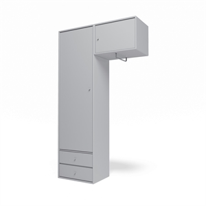 Montana Selection Attire II Wardrobe With Hanging Rails 02-Fjord