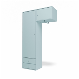 Montana Selection Attire II Wardrobe With Hanging Rail 148-Flint