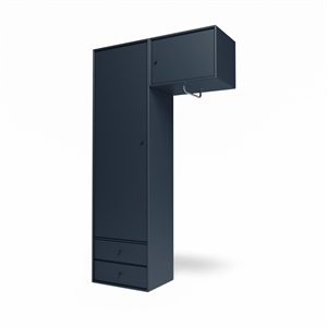 Montana Selection Attire II Wardrobe With Hanging Rail 138-Juniper