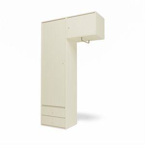 Montana Selection Attire II Wardrobe With Hanging Rail 150-Vanilla