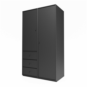 Montana Selection Attire III Wardrobe With Plinth 04-Anthracite