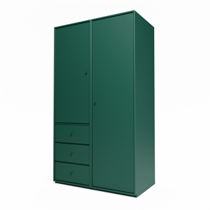 Montana Selection Attire III Wardrobe With Plinth 136-Pine