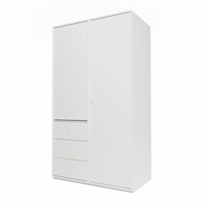 Montana Selection Attire III Wardrobe With Plinth 01-White
