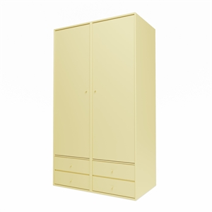 Montana Selection Attire IIII Wardrobe With Hanging Rail 159-Camomile