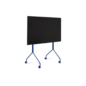 Pedestal Moon Rollin' Tall TV Stand Ultra Marine