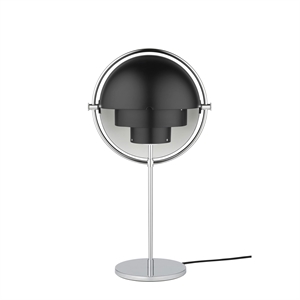 GUBI Multi-Lite Table Lamp Chrome & Black
