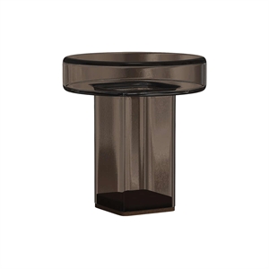 NORR11 Naked Side Table H49 Smoke/Glass