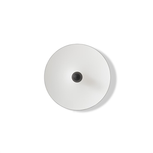 New Works Chanterelle Wall/ Ceiling light Ø55 Black/ White