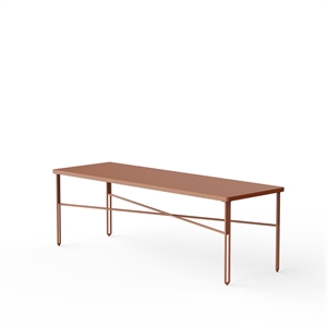 NINE Inline Coffee Table 120x40 Red
