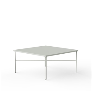 NINE Inline Coffee Table 80x80 Light Gray