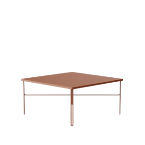 NINE Inline Coffee Table 80x80 Red