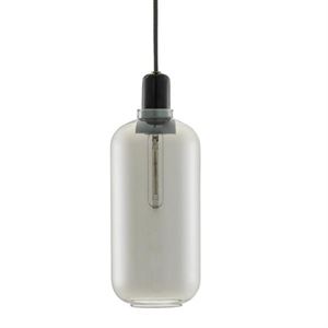 Normann Copenhagen Amp Pendant Large Smoke-coloured/Black