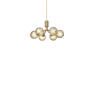 Nuura Apiales 6 Chandelier Brushed Brass/Optic Gold