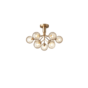 Nuura Apiales 9 Ceiling Light Brushed Brass/Optic Gold