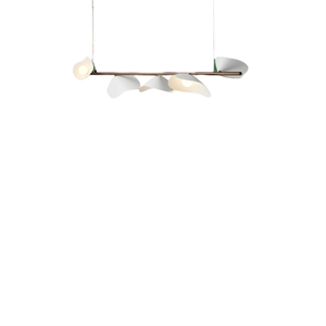 Nuura Florii 5 Linear Pendant Dark Bronze/ White