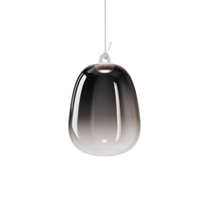 Lodes Oblò Pendant Large 2700K Glossy Smoke/ White