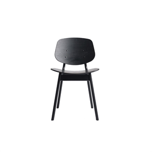 Ro Collection Pandora Dining Chair Black Lacquered Oak