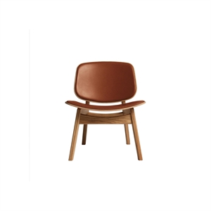 Ro Collection Pandora Armchair Upholstered Oiled Oak/Calvados Leather