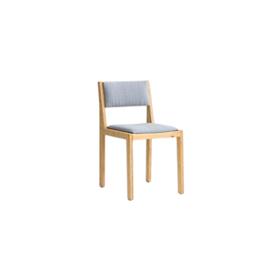 Vaarnii 016 Maasto Dining Chair Upholstered Seat & Back Natural/Square 0134