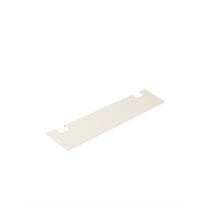 Pedestal Plate TV Shelf Pearl