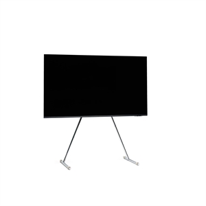 Pedestal Viva TV Stand Chrome