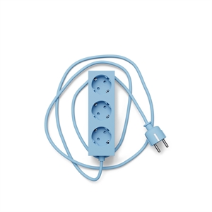 Pedestal Power Bar Power Strip 200 cm Powder Blue