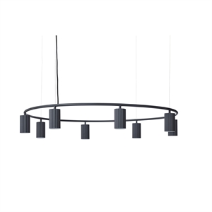 Pholc Donna Circle 100 Pendant Black