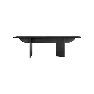 Louise Roe Pillabout 01 Desk L200 Black Lacquered Oak