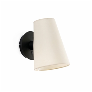 Faro LUPE Table Lamp Black/ Beige