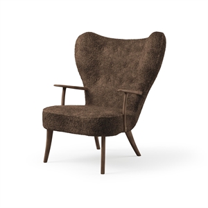 Warm Nordic Pragh Armchair Sheepskin Drake/Smoked Oiled Oak