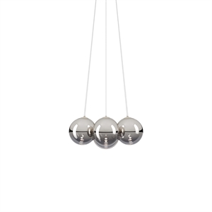 Lodes Random Cloud 7 Chandelier Ø23 3000K Chrome/ Glass