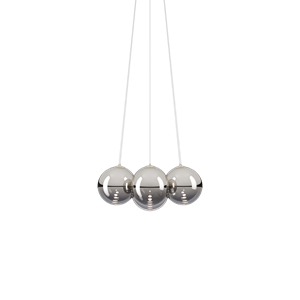 Lodes Random Cloud 7 Chandelier Ø23 2700K Chrome/ Glass