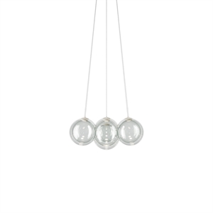 Lodes Random Cloud 7 Chandelier Ø23 3000K Clear/ Glass