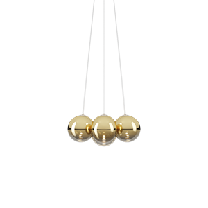 Lodes Random Cloud 7 Chandelier Ø23 2700K Gold/ Brass