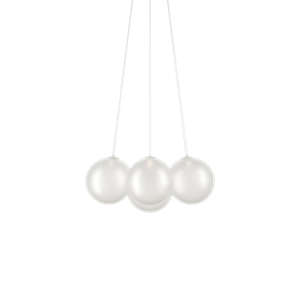 Lodes Random Cloud 7 Chandelier Ø28 3000K Frosted/ Glass