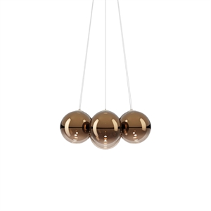 Lodes Random Cloud 7 Chandelier Ø28 2700K Glossy Bronze/ Glass