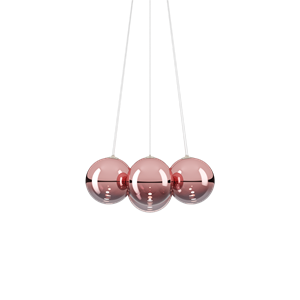 Lodes Random Cloud 7 Chandelier Ø28 3000K Rosegold/Glass