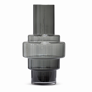 Ro Collection Hurricane No. 45 Vase/Candlestick Smoked Gray