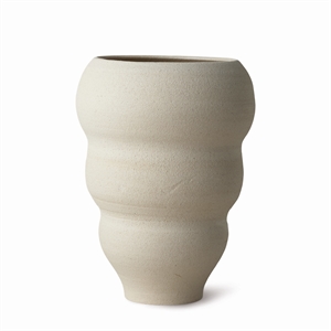 Ro Collection Hand Tuned Curved No. 60 Vase Vanilla